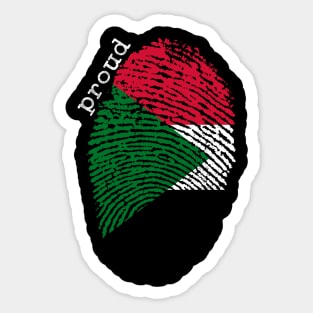 Sudan flag Sticker